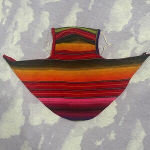 Colorful Striped Face Mask